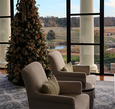 Member lounge relaxation area