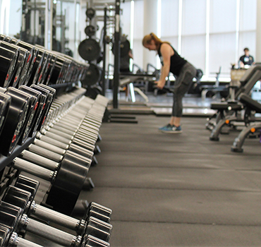 Wellness zone fitness area