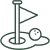 Golf hole icon